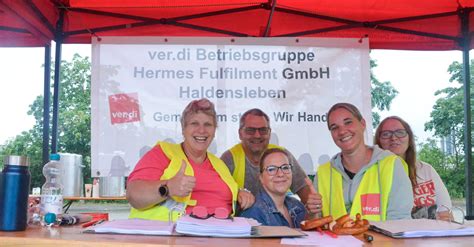 Hermes in Haldensleben: Megastreik bei Hermes: 